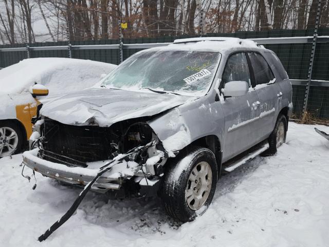 2HNYD18212H548262 - 2002 ACURA MDX SILVER photo 2