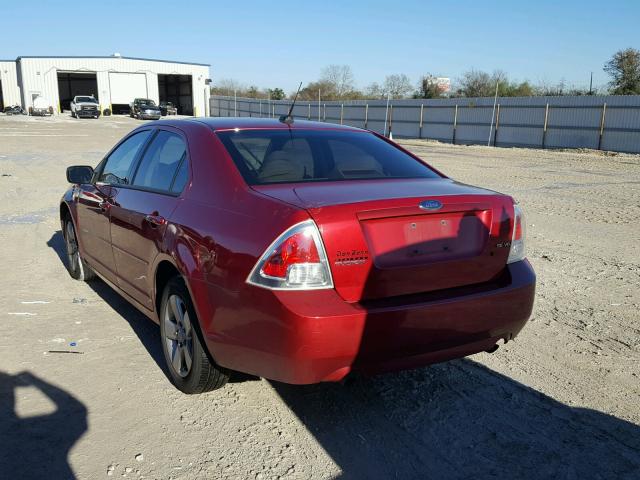 3FAHP071X9R193094 - 2009 FORD FUSION SE RED photo 3