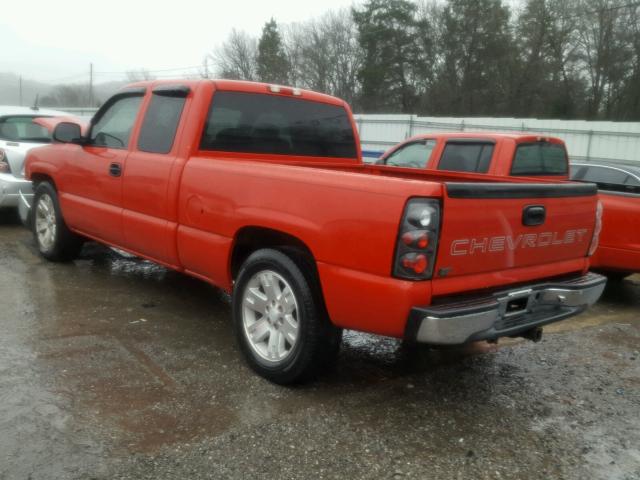 1GCEC19VX7Z197413 - 2007 CHEVROLET SILVERADO RED photo 3