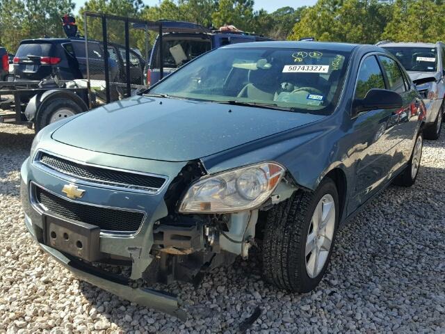 1G1ZG57B59F132164 - 2009 CHEVROLET MALIBU LS BLUE photo 2