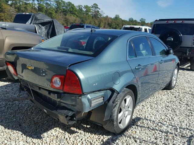 1G1ZG57B59F132164 - 2009 CHEVROLET MALIBU LS BLUE photo 4