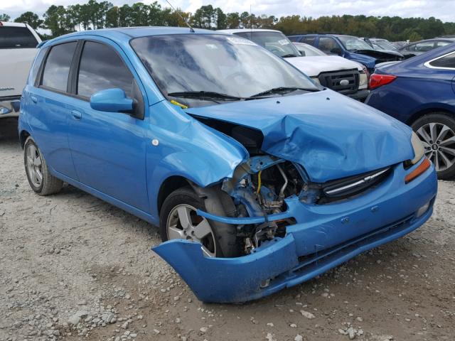 KL1TG66656B654746 - 2006 CHEVROLET AVEO LT BLUE photo 1