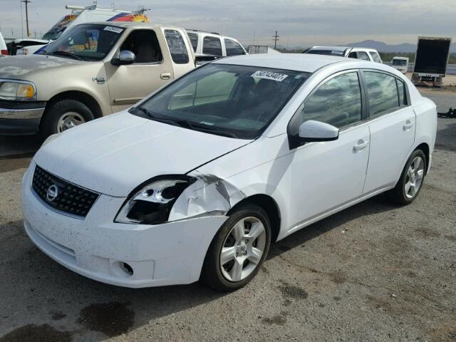 3N1AB61E48L691885 - 2008 NISSAN SENTRA 2.0 WHITE photo 2