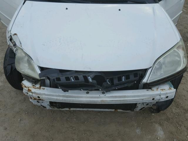 2HGES16574H569424 - 2004 HONDA CIVIC LX WHITE photo 7