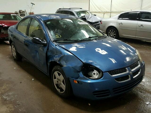 1B3ES26C33D157646 - 2003 DODGE NEON SE BLUE photo 1