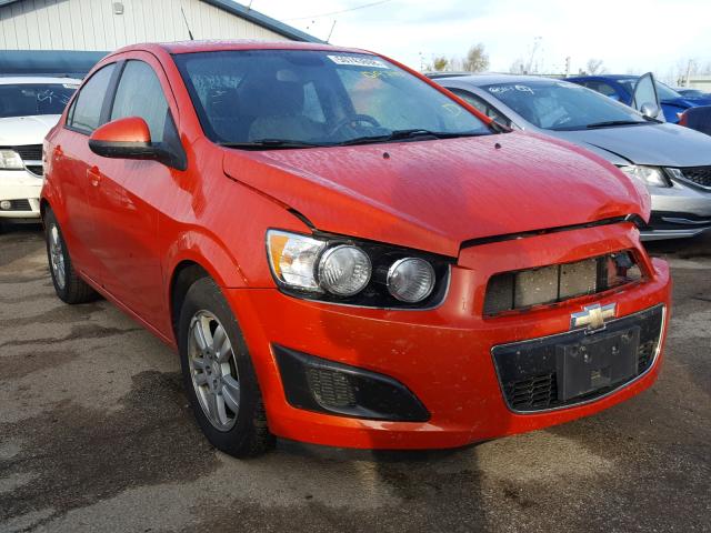 1G1JB5SH6C4100236 - 2012 CHEVROLET SONIC LS RED photo 1
