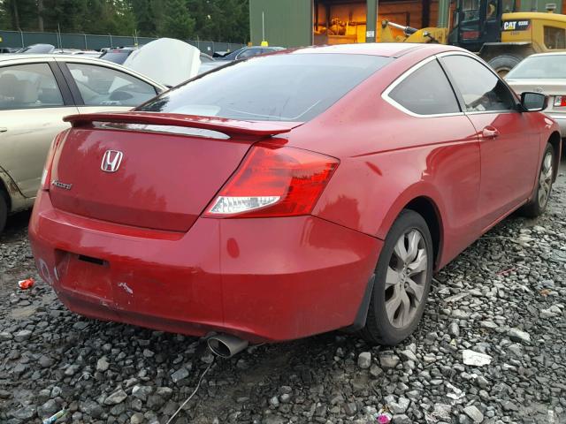 1HGCS1B39CA013124 - 2012 HONDA ACCORD LX RED photo 4