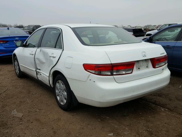 JHMCM56303C026194 - 2003 HONDA ACCORD LX WHITE photo 3