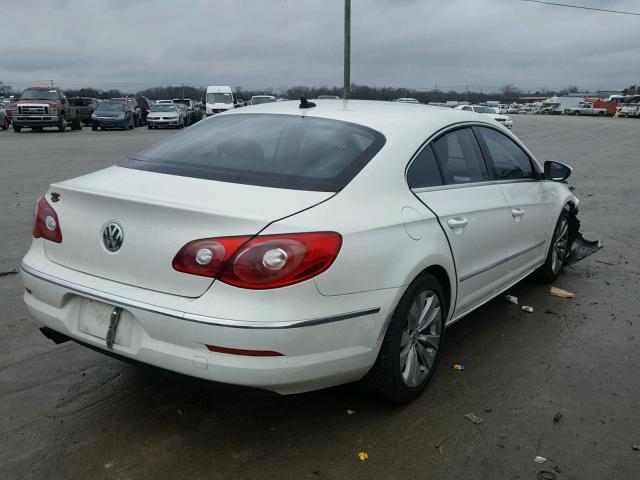 WVWML73C59E554688 - 2009 VOLKSWAGEN CC SPORT WHITE photo 4