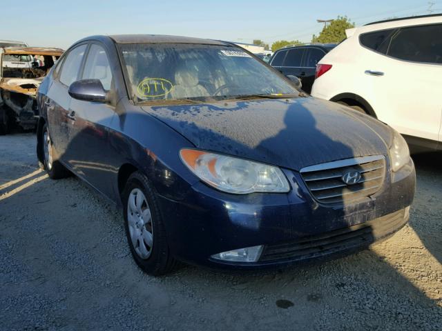 KMHDU46D28U577877 - 2008 HYUNDAI ELANTRA GL BLUE photo 1