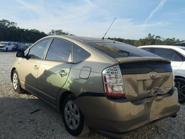 JTDKB20U673277181 - 2007 TOYOTA PRIUS BEIGE photo 3