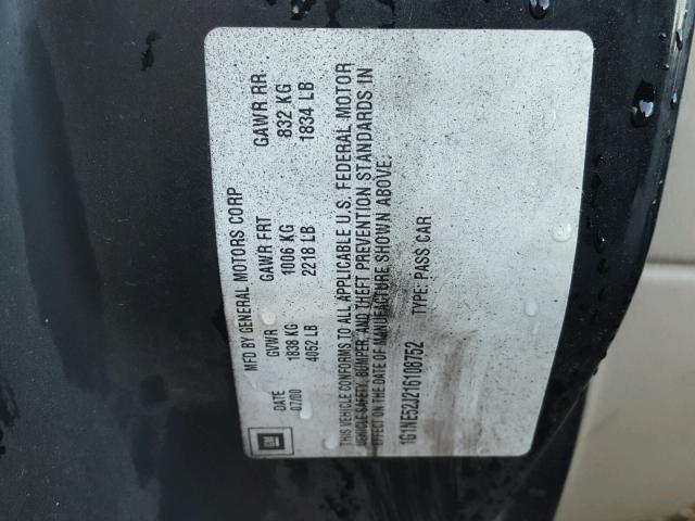 1G1NE52J216108752 - 2001 CHEVROLET MALIBU LS 紫色 照片 10