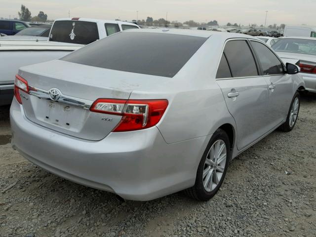 4T4BF1FK0ER366502 - 2014 TOYOTA CAMRY L SILVER photo 4