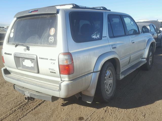 JT3HN87R5Y0287634 - 2000 TOYOTA 4RUNNER LI SILVER photo 4