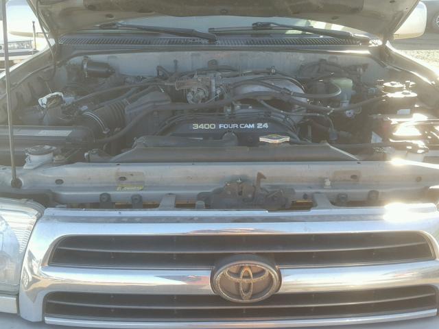 JT3HN87R5Y0287634 - 2000 TOYOTA 4RUNNER LI SILVER photo 7