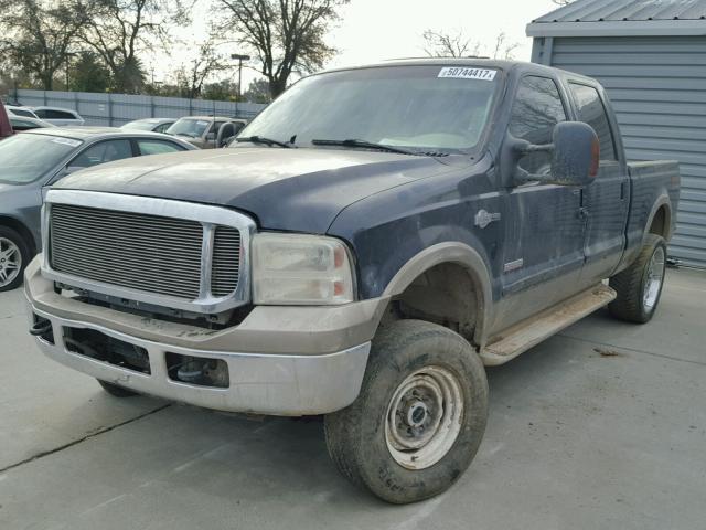 1FTSW21P06EB78839 - 2006 FORD F250 SUPER BLACK photo 2