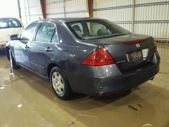 3HGCM56436G702893 - 2006 HONDA ACCORD LX BLUE photo 3