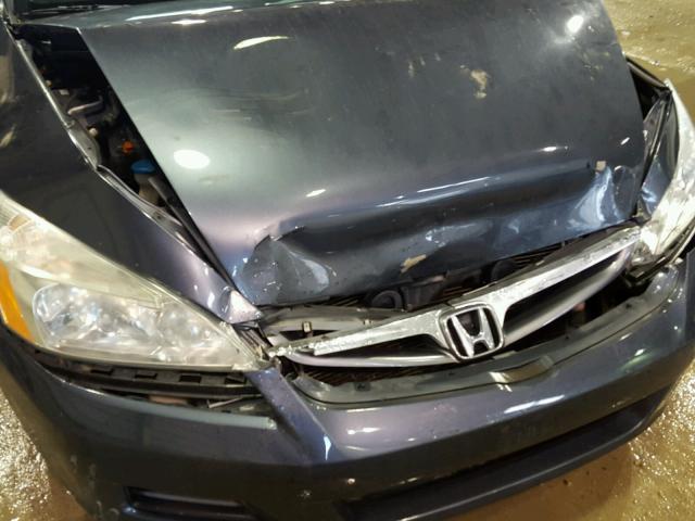 3HGCM56436G702893 - 2006 HONDA ACCORD LX BLUE photo 9