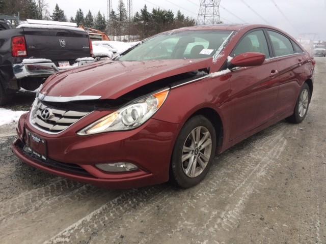 5NPEB4ACXCH324175 - 2012 HYUNDAI SONATA GLS RED photo 2