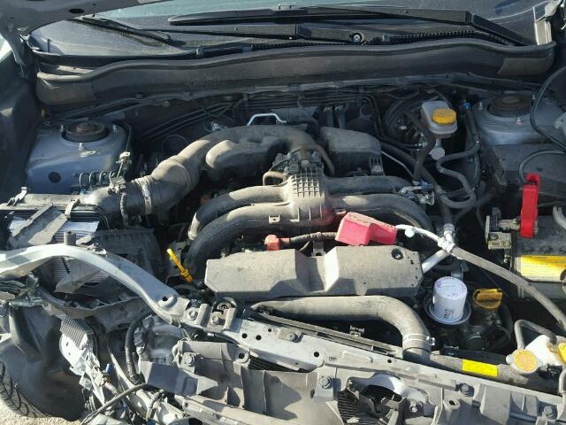 JF2SJABC4FH434582 - 2015 SUBARU FORESTER 2 GREEN photo 7