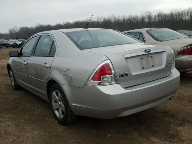 3FAHP07Z37R173448 - 2007 FORD FUSION SE SILVER photo 3