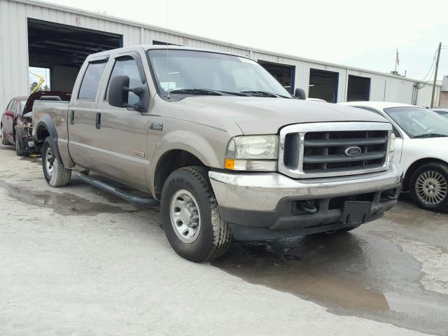 1FTNW20P14ED07845 - 2004 FORD F250 SUPER TAN photo 1