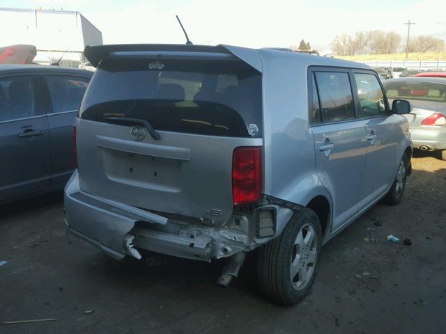 JTLKE50E381024192 - 2008 TOYOTA SCION XB 银色 照片 4