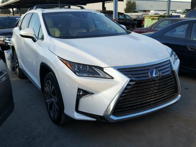 2T2BGMCA5HC014716 - 2017 LEXUS RX 450H WHITE photo 1