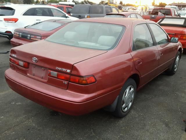 JT2BF22K2W0145978 - 1998 TOYOTA CAMRY CE RED photo 4