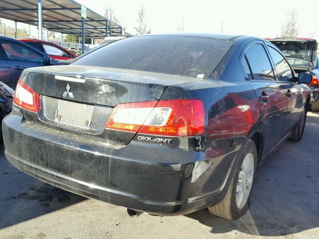 4A32B2FF5CE018833 - 2012 MITSUBISHI GALANT FE BLACK photo 4