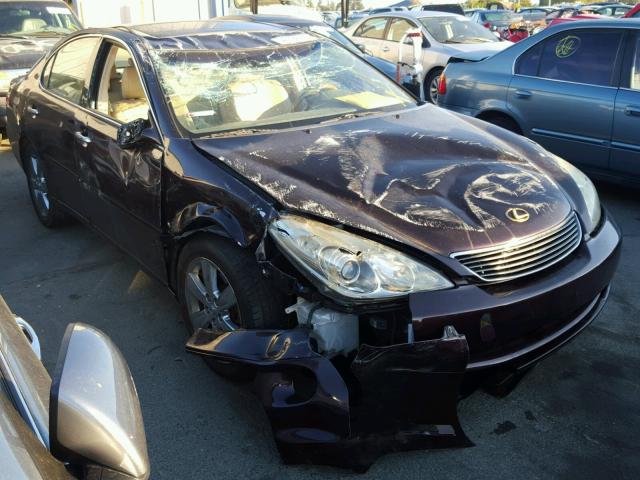 JTHBA30G865159640 - 2006 LEXUS ES 330 BURGUNDY photo 1