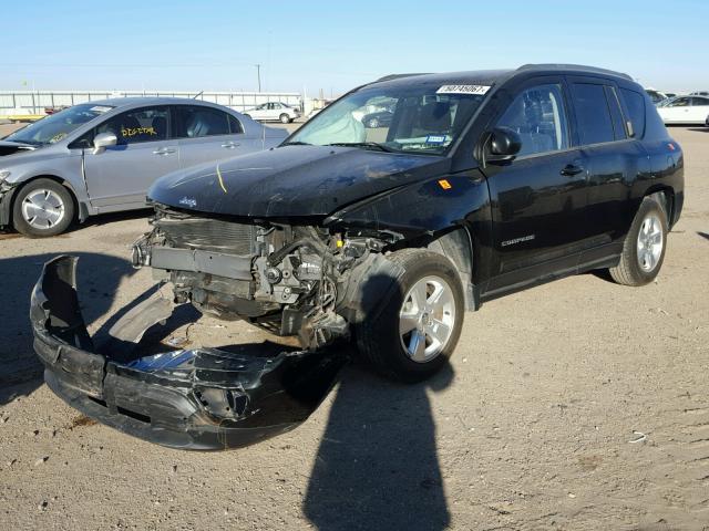 1C4NJCBA3ED551999 - 2014 JEEP COMPASS SP BLACK photo 2