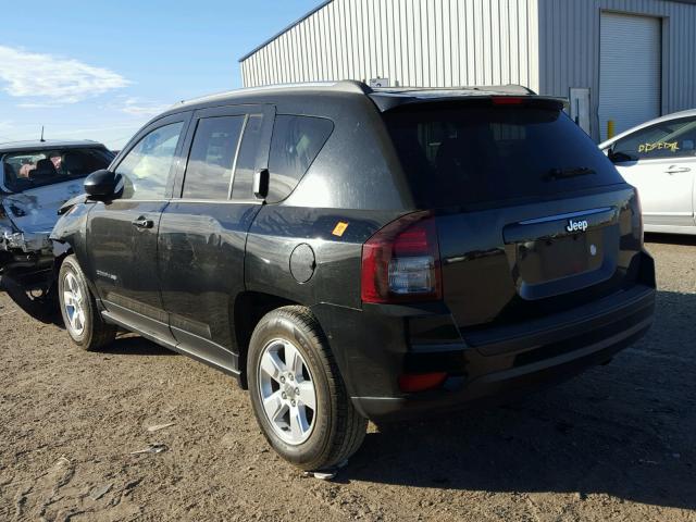 1C4NJCBA3ED551999 - 2014 JEEP COMPASS SP BLACK photo 3