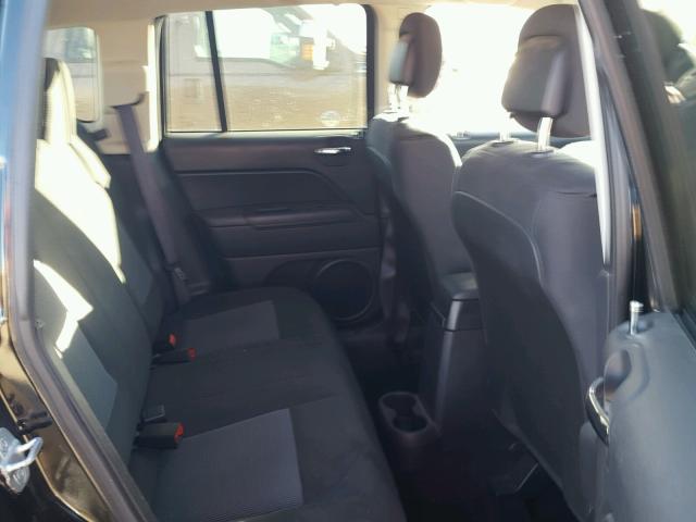 1C4NJCBA3ED551999 - 2014 JEEP COMPASS SP BLACK photo 6