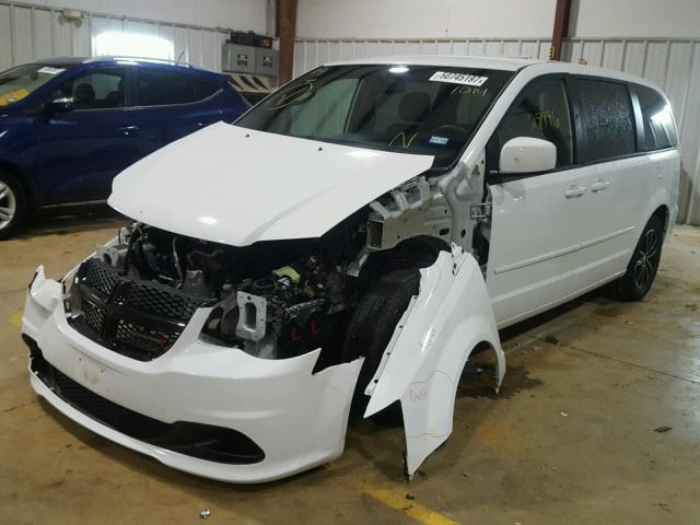 2C4RDGBG9FR751014 - 2015 DODGE GRAND CARA WHITE photo 2