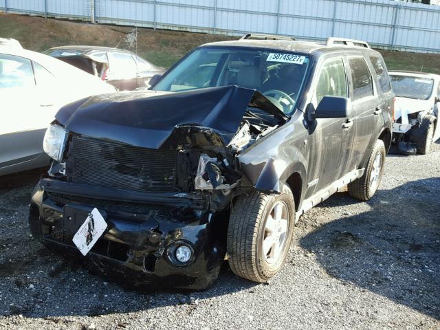 1FMCU93178KA42008 - 2008 FORD ESCAPE XLT BLACK photo 2