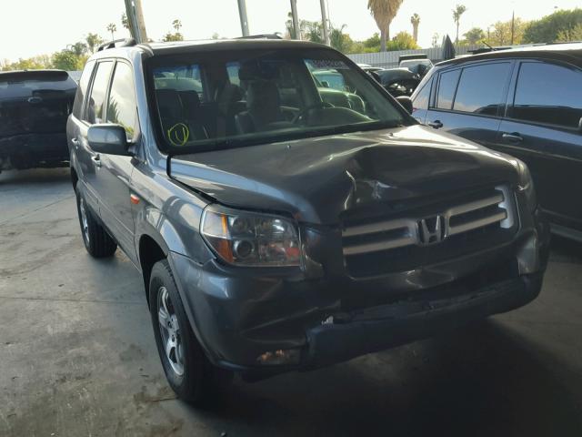 2HKYF18597H520430 - 2007 HONDA PILOT EXL GRAY photo 1