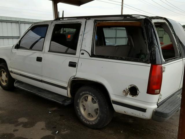 1GNEC13R6WJ353057 - 1998 CHEVROLET TAHOE C150 WHITE photo 9