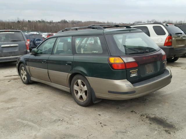 4S3BH686337637831 - 2003 SUBARU LEGACY OUT GREEN photo 3