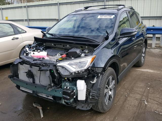 JTMRFREV1JJ222962 - 2018 TOYOTA RAV4 ADVEN BLACK photo 2