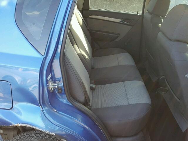 KL1TD66E39B336905 - 2009 CHEVROLET AVEO LS BLUE photo 6