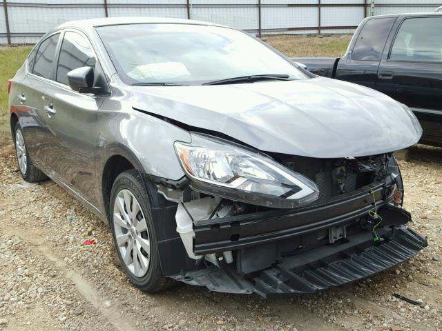 3N1AB7AP5GY310229 - 2016 NISSAN SENTRA S GRAY photo 1