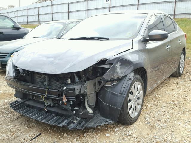 3N1AB7AP5GY310229 - 2016 NISSAN SENTRA S GRAY photo 2