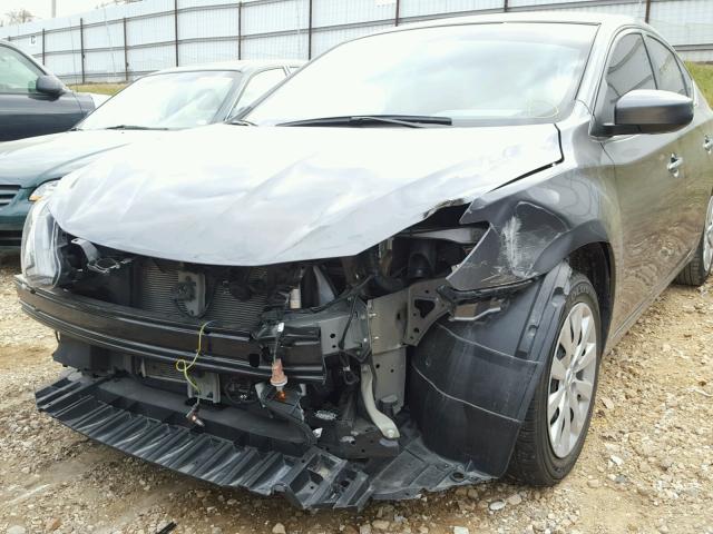 3N1AB7AP5GY310229 - 2016 NISSAN SENTRA S GRAY photo 9