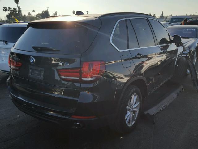 5UXKR0C59F0P13203 - 2015 BMW X5 XDRIVE3 BLACK photo 4