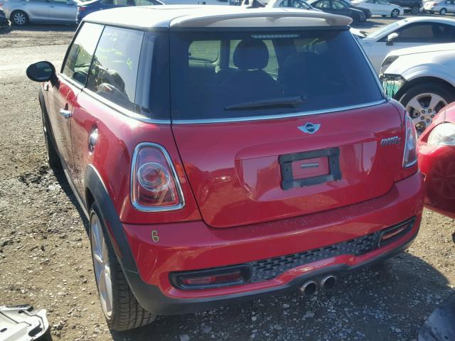 WMWSV3C58CTY27876 - 2012 MINI COOPER S RED photo 3