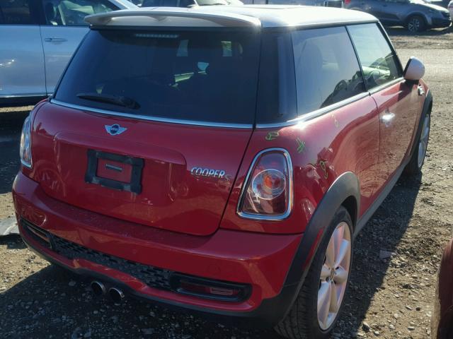 WMWSV3C58CTY27876 - 2012 MINI COOPER S RED photo 4