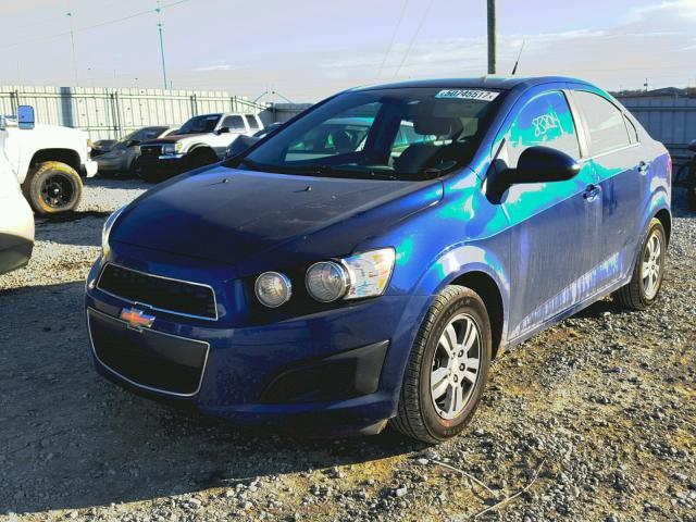 1G1JC5SH5D4234962 - 2013 CHEVROLET SONIC LT BLUE photo 2