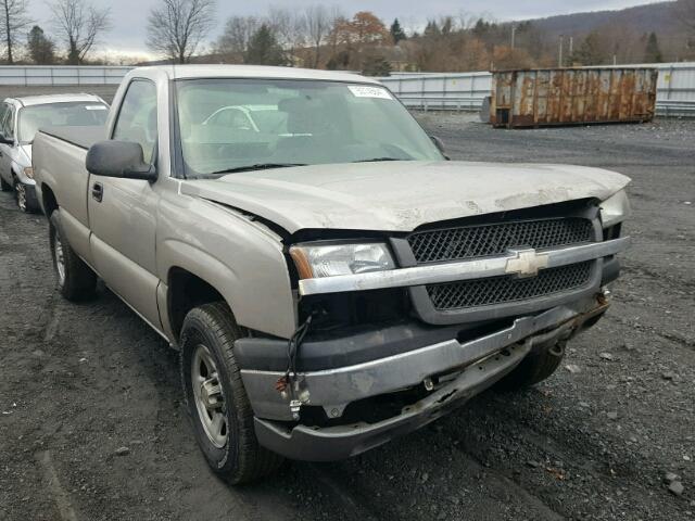 1GCEK14T84Z245009 - 2004 CHEVROLET SILVERADO GRAY photo 1