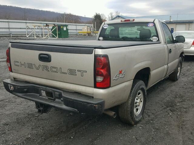 1GCEK14T84Z245009 - 2004 CHEVROLET SILVERADO GRAY photo 4